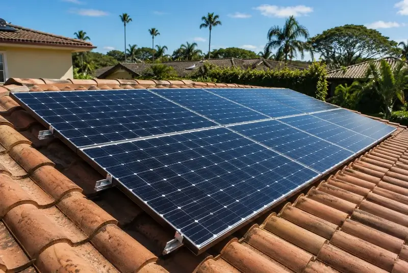 Installation de panneaux solaires à Altorf